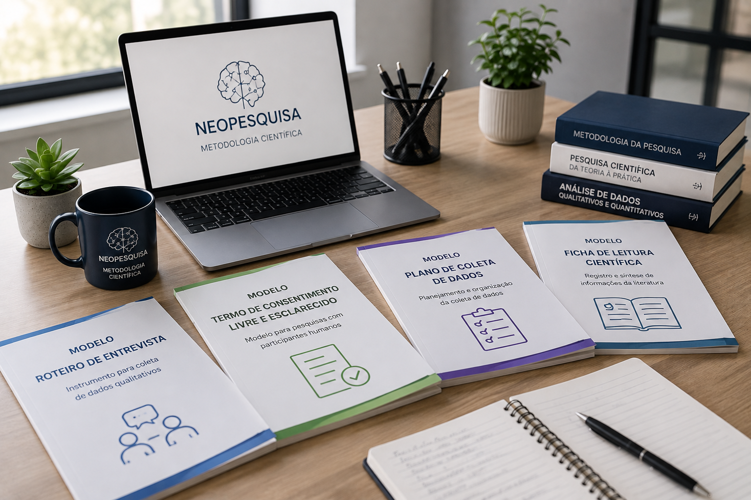 Modelos e templates para pesquisa científica